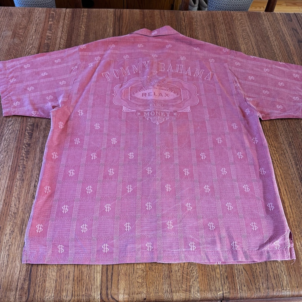 Tommy Bahama “It’s Only Money” Silk Camp Shirt